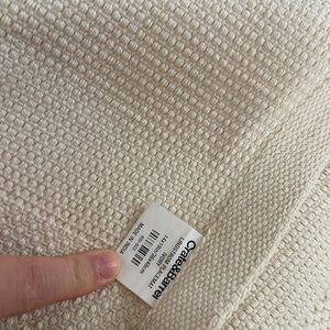 Crate&Barrel Ivory Lindstrom Placemat Set